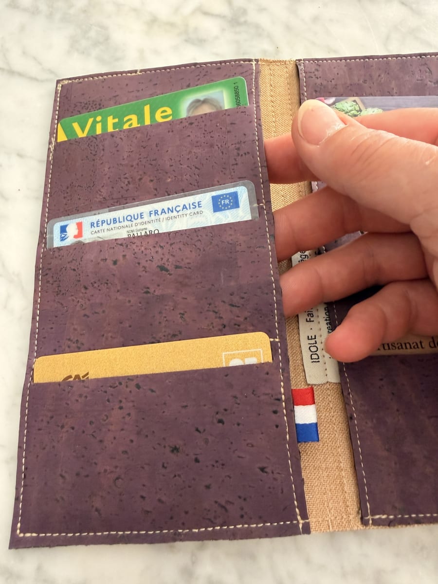 PORTE CHEQUIER ET RANGE CARTES
