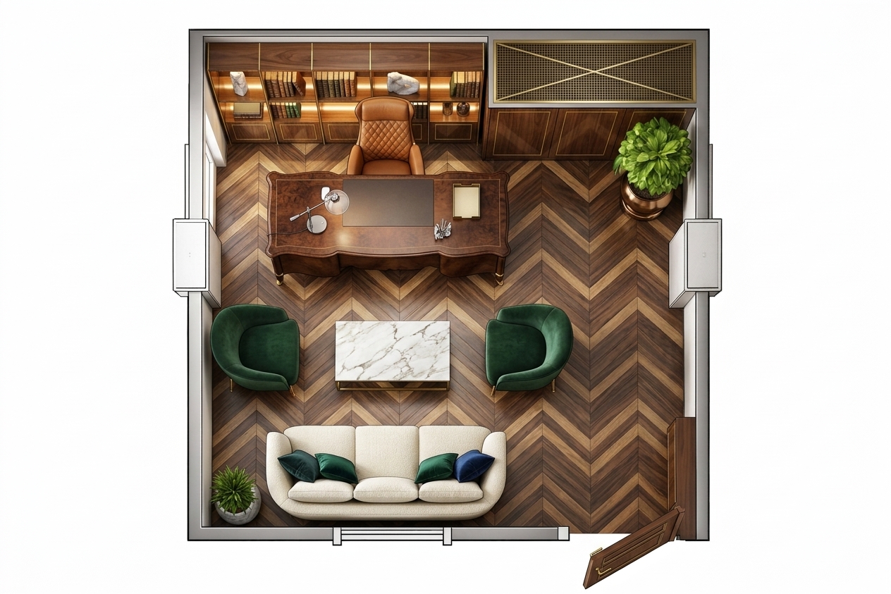Luxury Interior Design — AI render by MyHomeStyler
