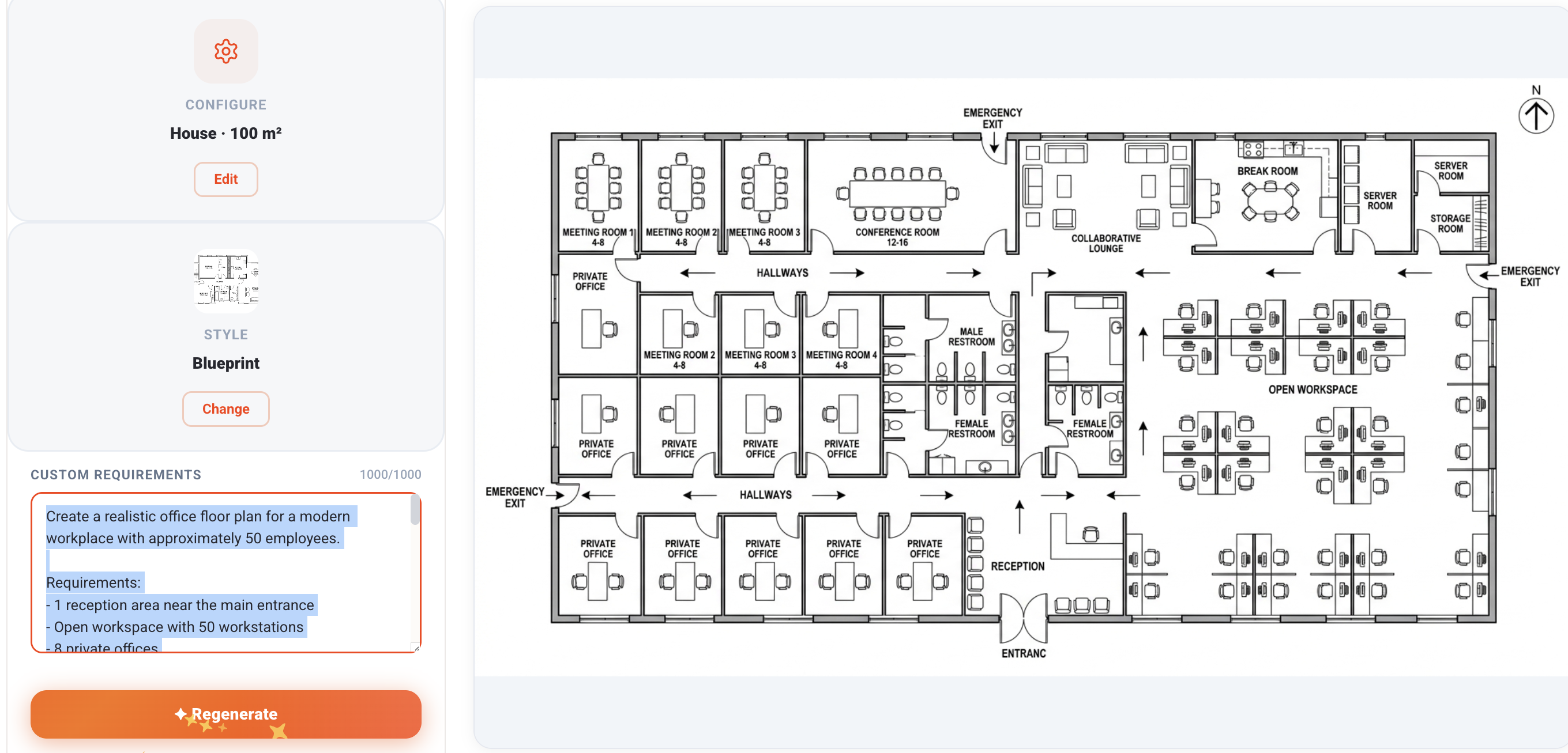 how to create an interactive office floor plan