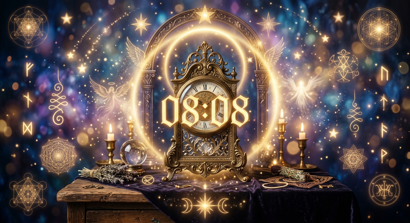 Reloj marcando la hora espejo 08:08 y su significado espiritual