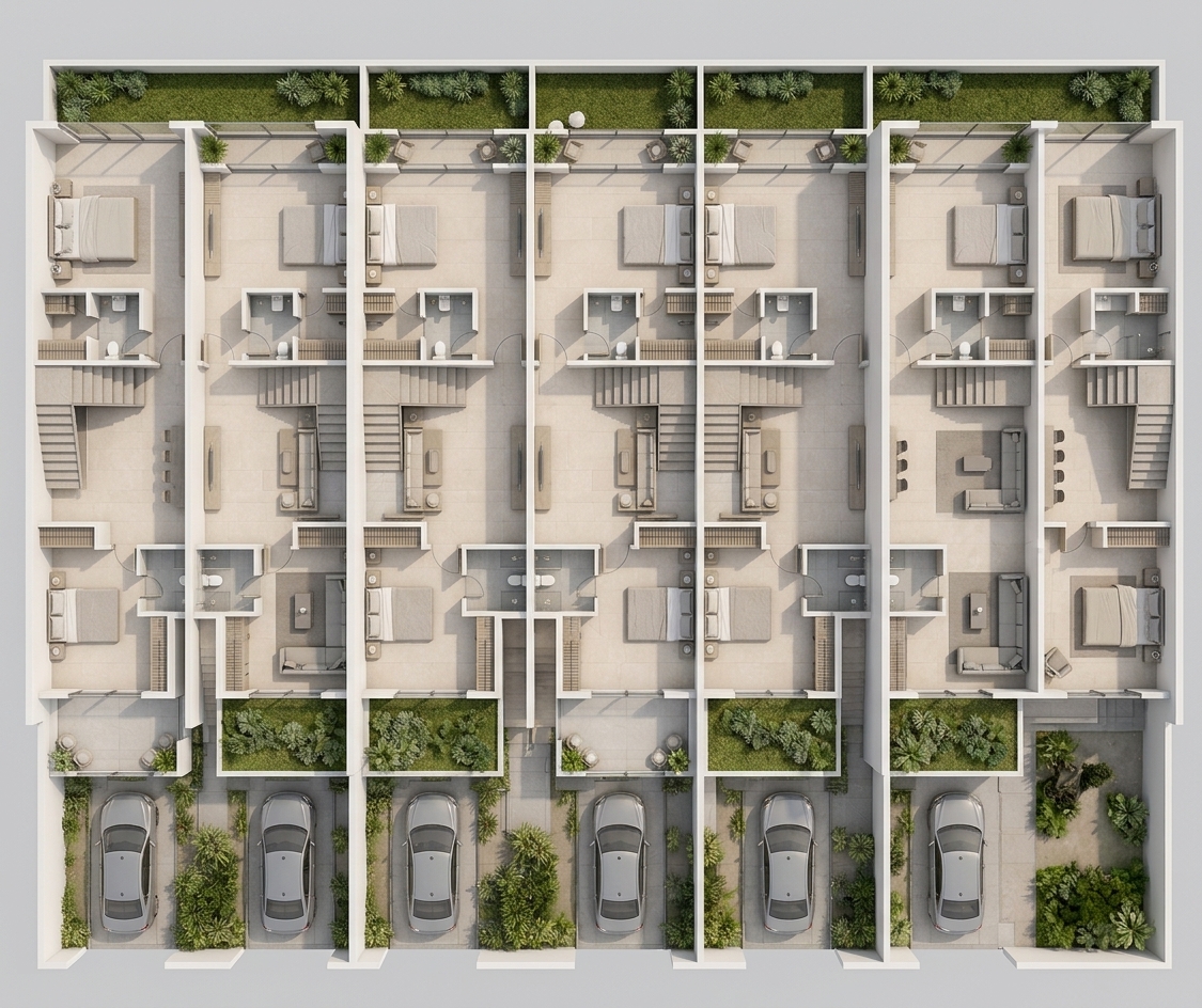 Modern 3D Floor Plan — AI render by MyHomeStyler