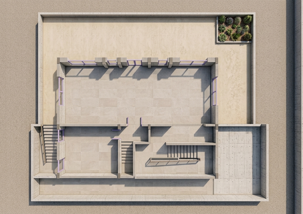 Modern 3D Floor Plan — AI render by MyHomeStyler