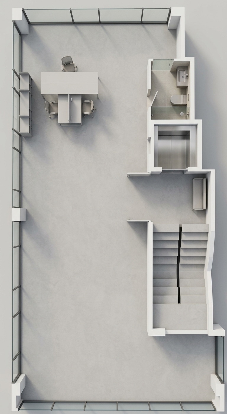 Modern 3D Floor Plan — AI render by MyHomeStyler