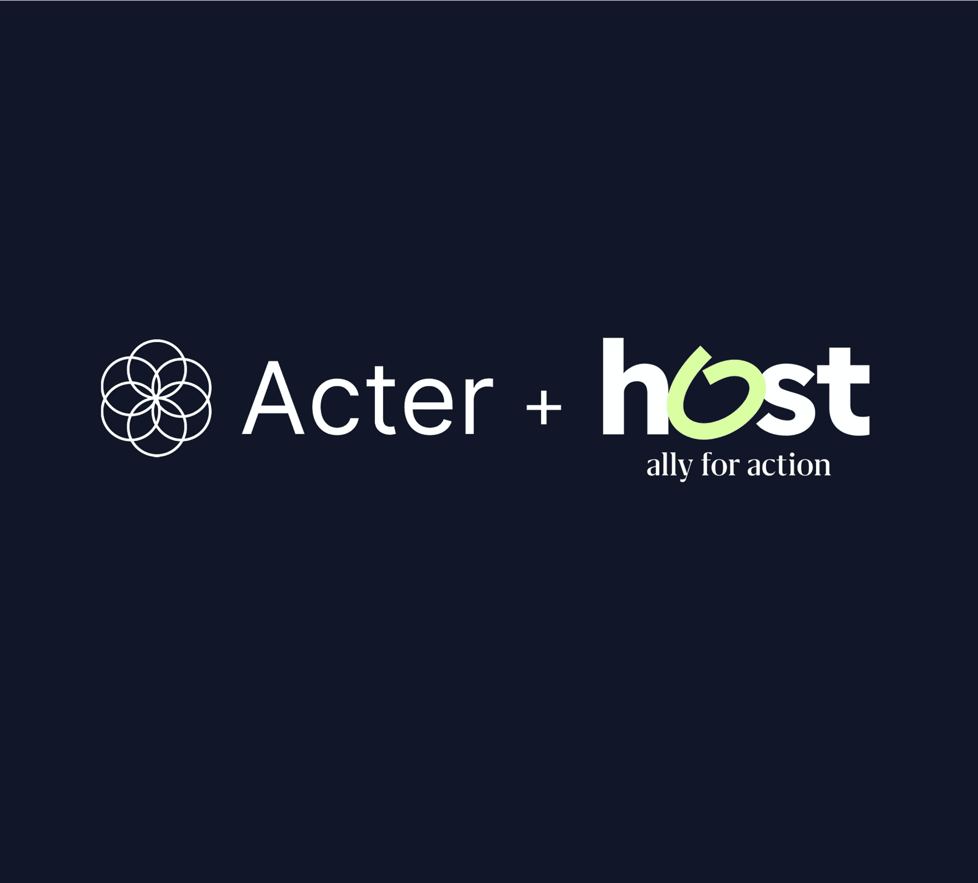 Acter and HOST partnership - digital organizing infrastructure