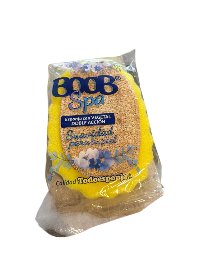 Esponja vegetal doble acción para spa