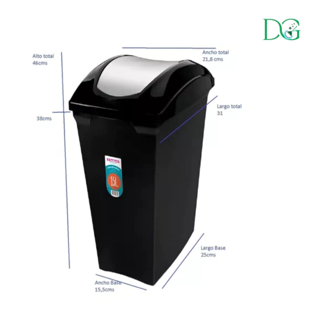 Cesto de basura de 40litros San remo