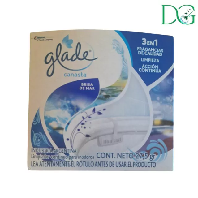 Glade canasta pastillas para inodoro (brisa de mar)
