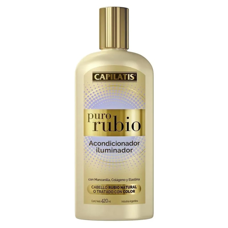 Acondicionador Capilatis puro rubio x420ml