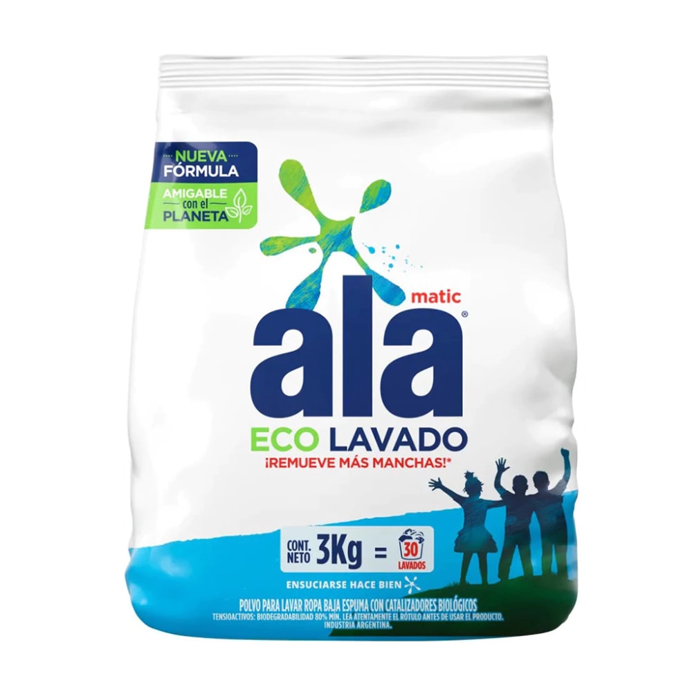 Jabon en Polvo Ala x3kg
