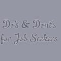The Do’s and Don’ts of Online Job Searching
