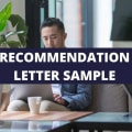 How to Ask For A Letter Of Recommendation + Recommendation Letter Sample