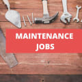 5 Of The Best Maintenance Jobs [2024]