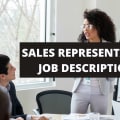 Sales Representative Job Description