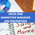 Sales and Marketing Manager Job Description