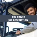 CDL Driver Job Description