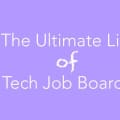 The Best IT and Tech Job Boards