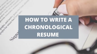 How To Write A Chronological Resume