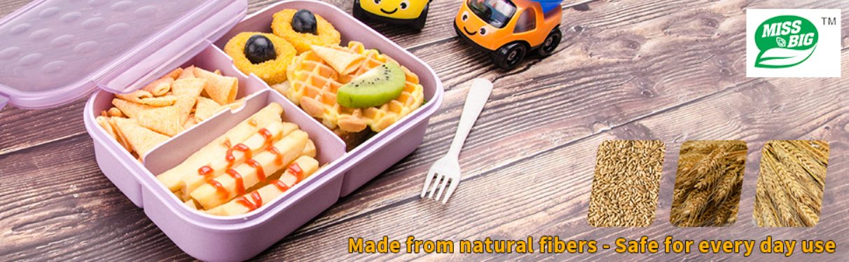  Itopor® Lunch Box,Natural Wheat Fiber Materials,Ideal Bento Box  for Kids and Adults,Leak Proof Kids Lunch Box,BPA-Free,Mom's Choice,Healthy  Food-Safe Bento Lunch Boxes for Family(White): Home & Kitchen