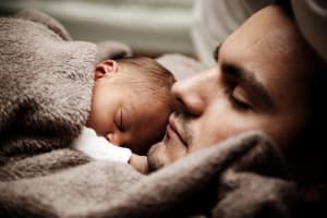 father-and-child-sleeping