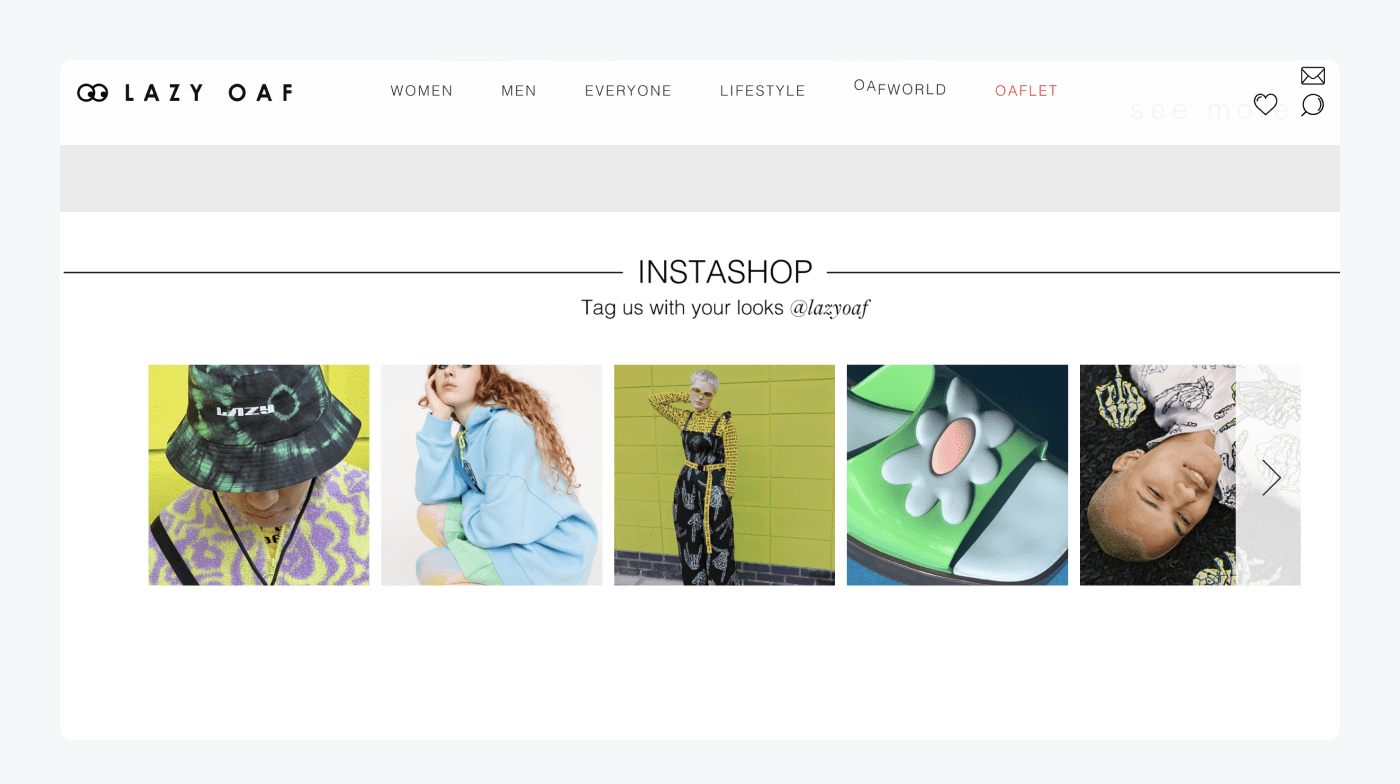 Lazy Oaf Shopify store