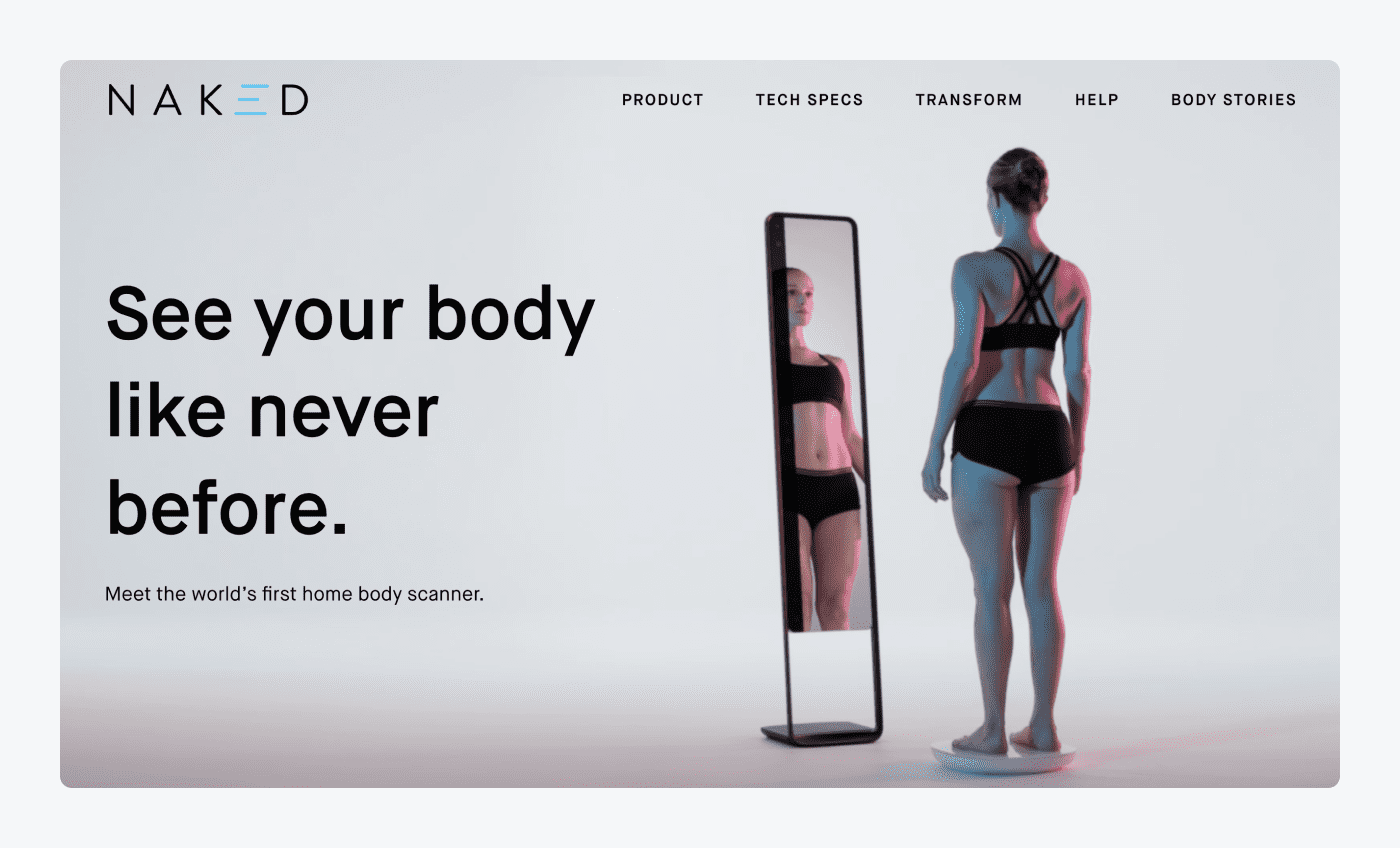 Naked Body Scanner Shopify store