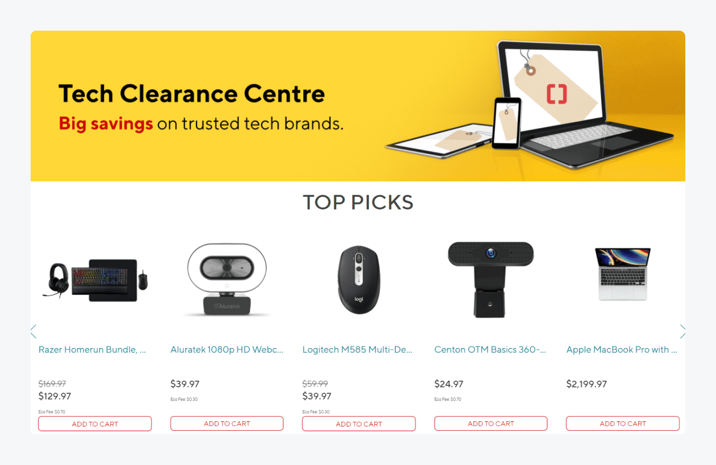 Staples Shopify store