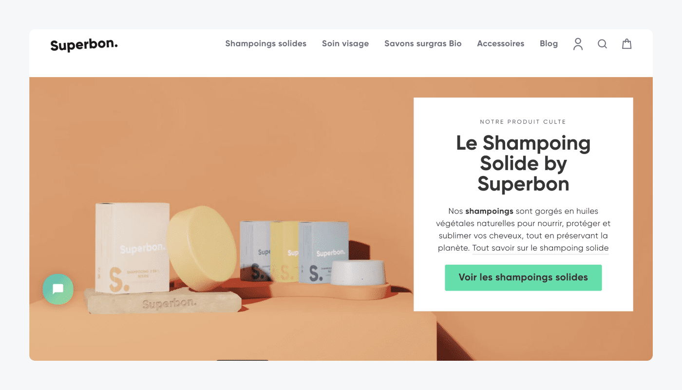 Superbon Shopify store