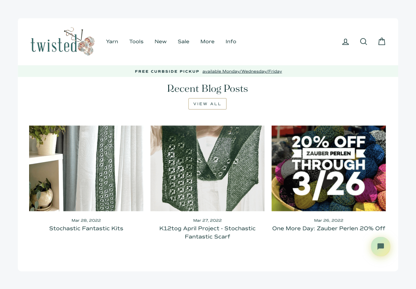 Twisted Shopify store