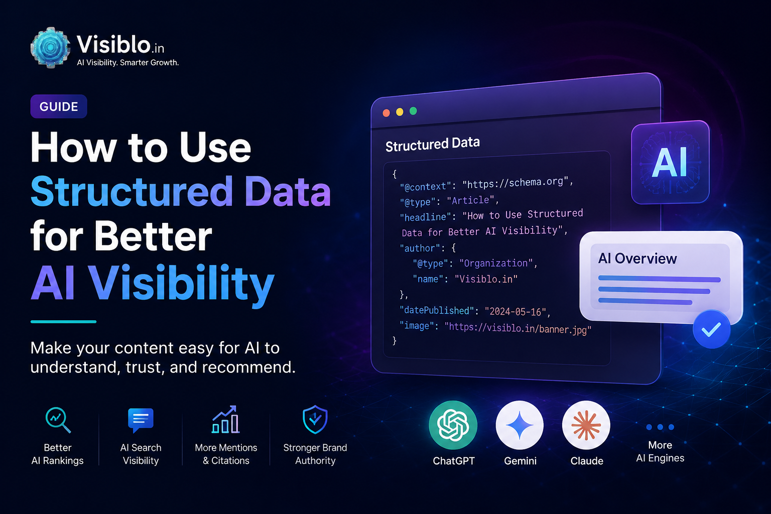 Structured Data for Better AI Visibility | AI SEO Guide