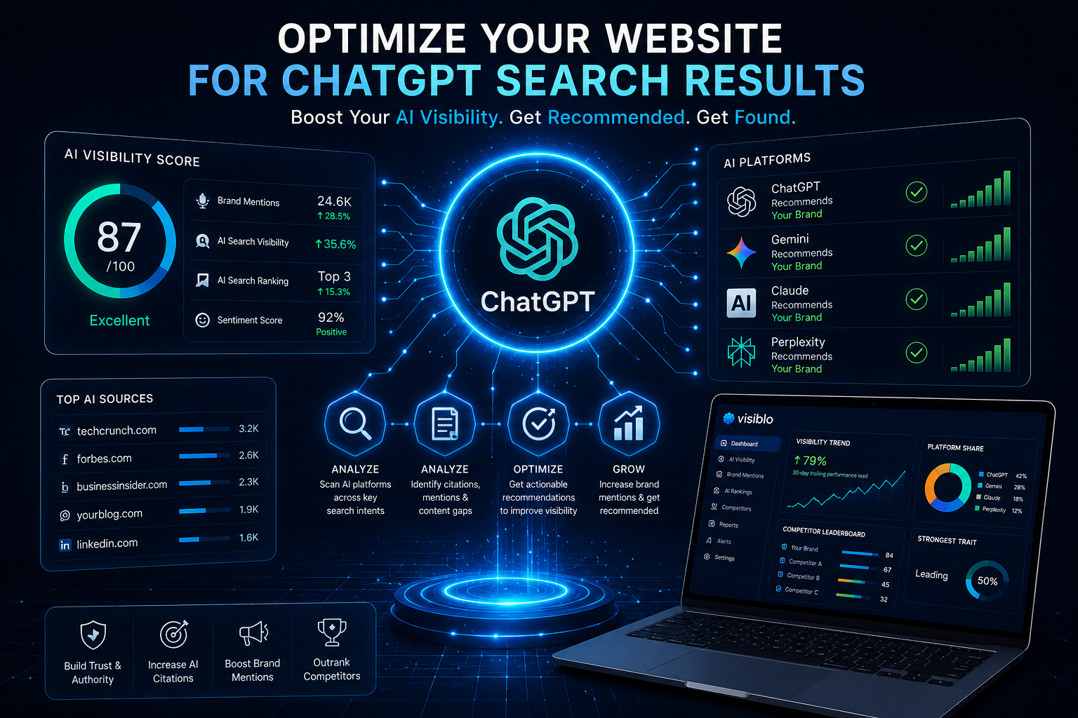 How to Optimize Your Website for ChatGPT Search Results | AI Visibility Guide