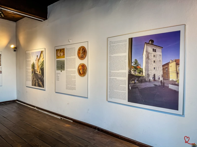 Sala espositiva - storia - - Torre Kula Lotrščak - Zagabria