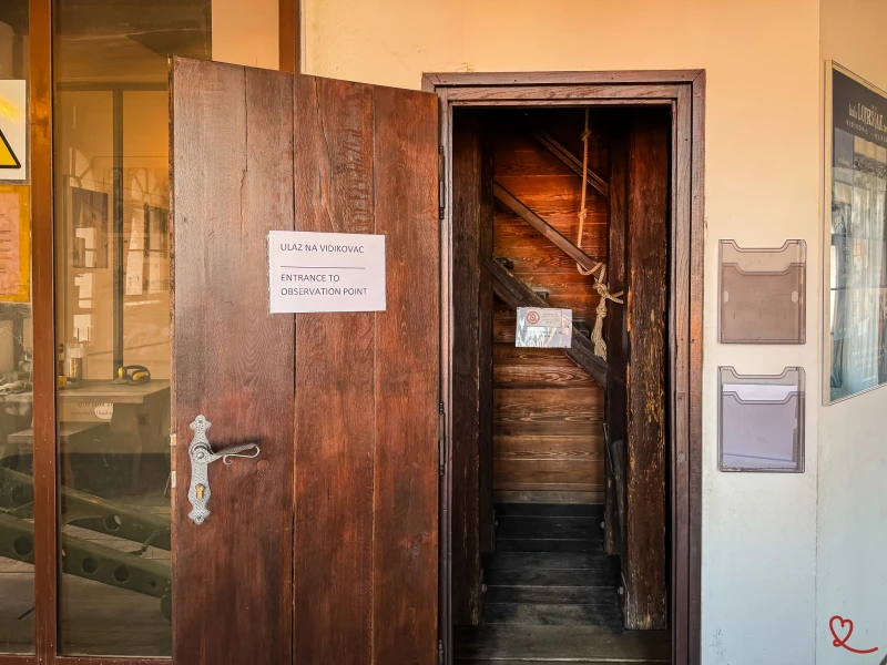 ingresso - Torre Kula Lotrščak - Zagabria.