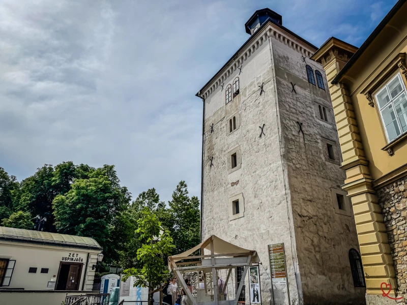 Facciata fortificata - Torre Kula Lotrščak - Zagabria