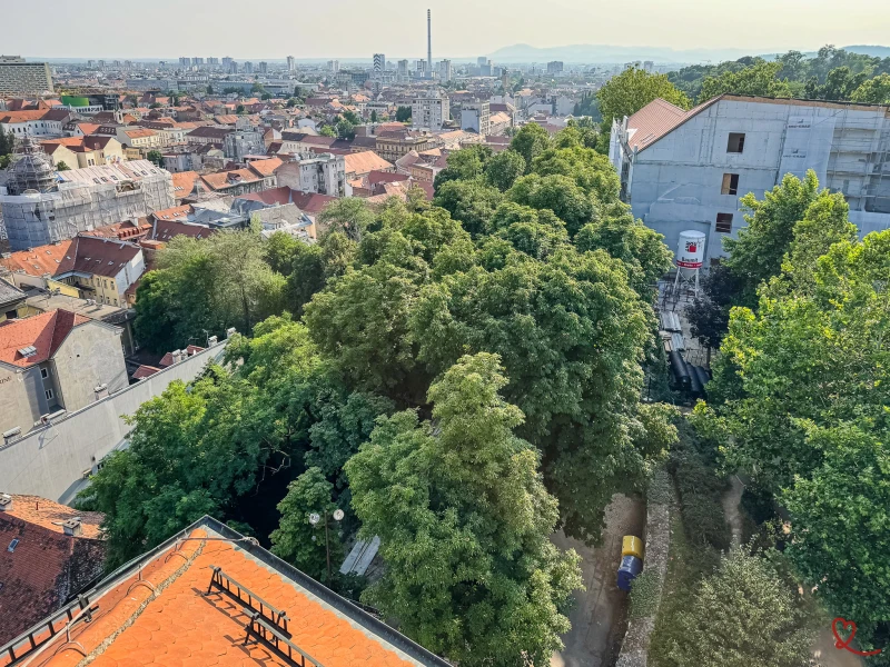 fine del tetto - Torre Kula Lotrščak - Zagabria