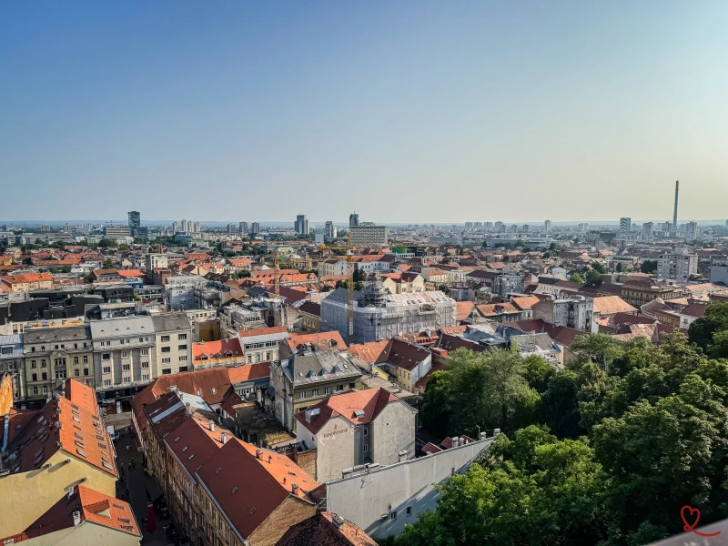 Vista panoramica - Torre Kula Lotrščak - Zagabria