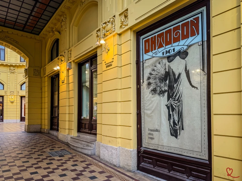 vintage poster from 1901 - Passage Octogone - Zagreb