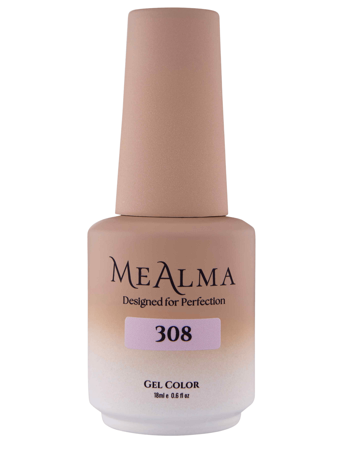 לק ג׳ל MeAlma · מי אלמה — גוון 308 בקבוק סגור