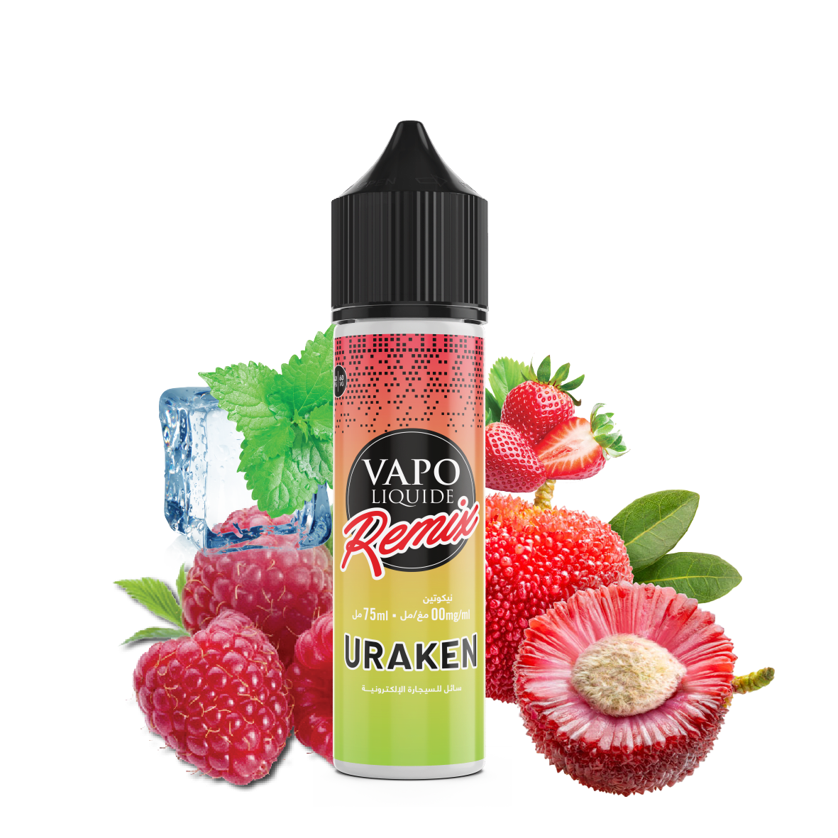Vapo Liquide Remix Uraken 75ml Vapo clope Vapo Liquide Remix Uraken 75ml Vapo clope