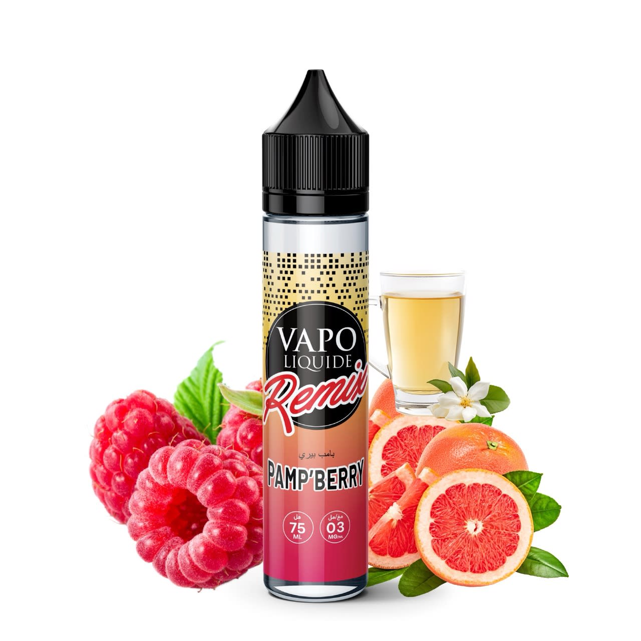 Vapo Liquide Remix Pamp'Berry 75ml Vapo clope Vapo Liquide Remix Pamp'Berry 75ml Vapo clope