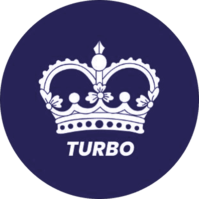 image of a crown with the word Turbo beneath it 