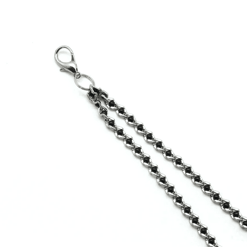 Close up of the black nipple clamps clasp