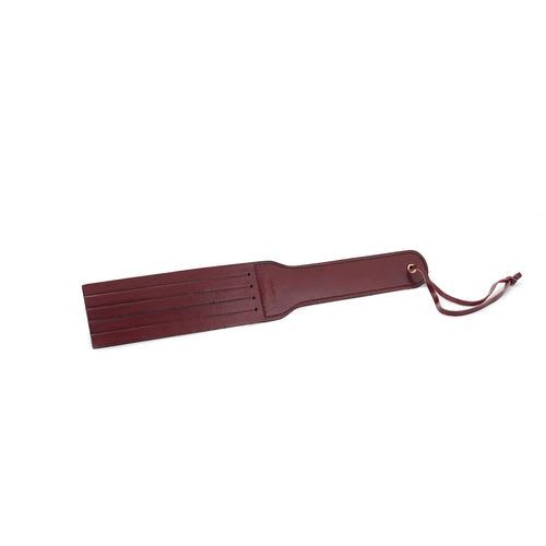 Red Leather Tawse Flogger