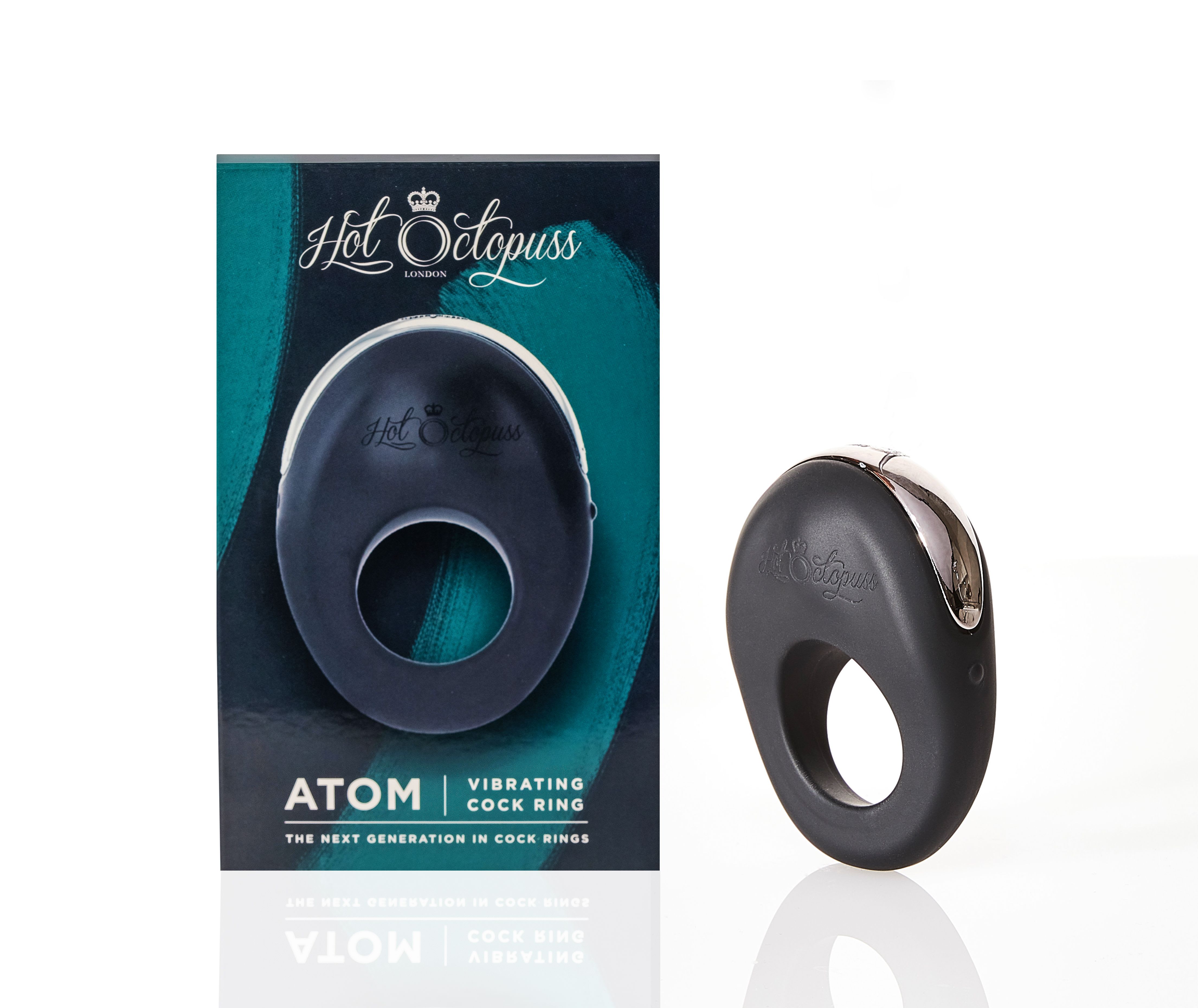 Atom box and the product displayed beside it