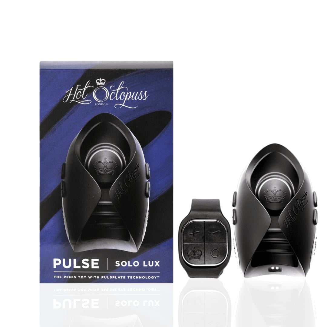 Pulse Solo Lux box and the product displayed beside it