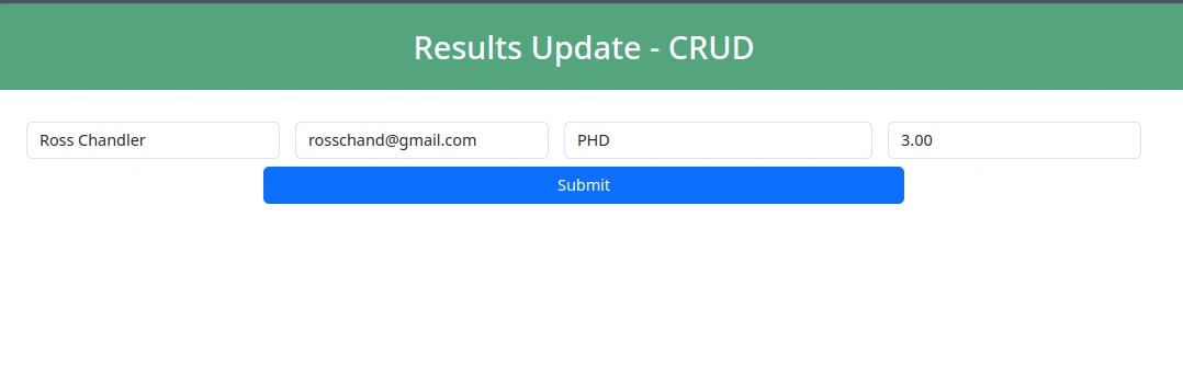 Update Page