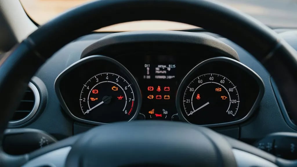Ford Fiesta mk7 Kontrolki Opis