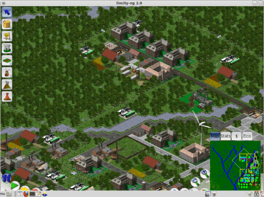 LinCity-NG gameplay screenshot
