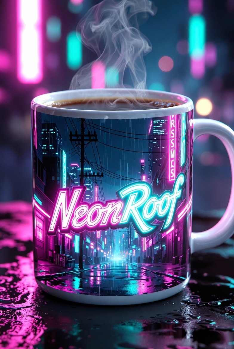 NeonRoof Coffee mugs, various mugs photo