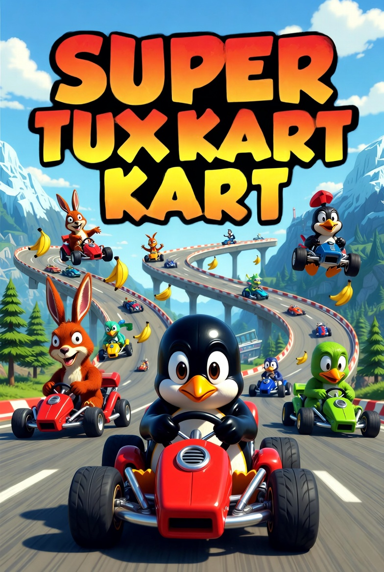 Super Tux Kart cover art