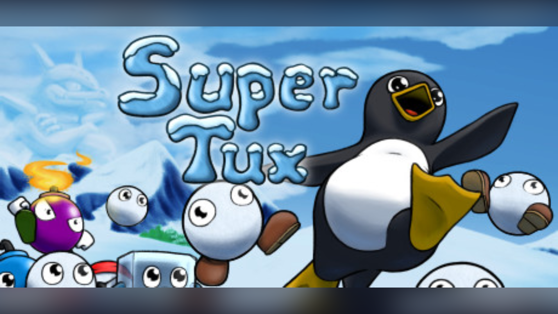 SuperTux banner — a game similar to DDNet